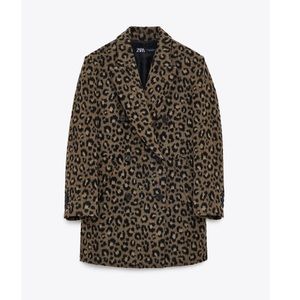 Animal Print Coat